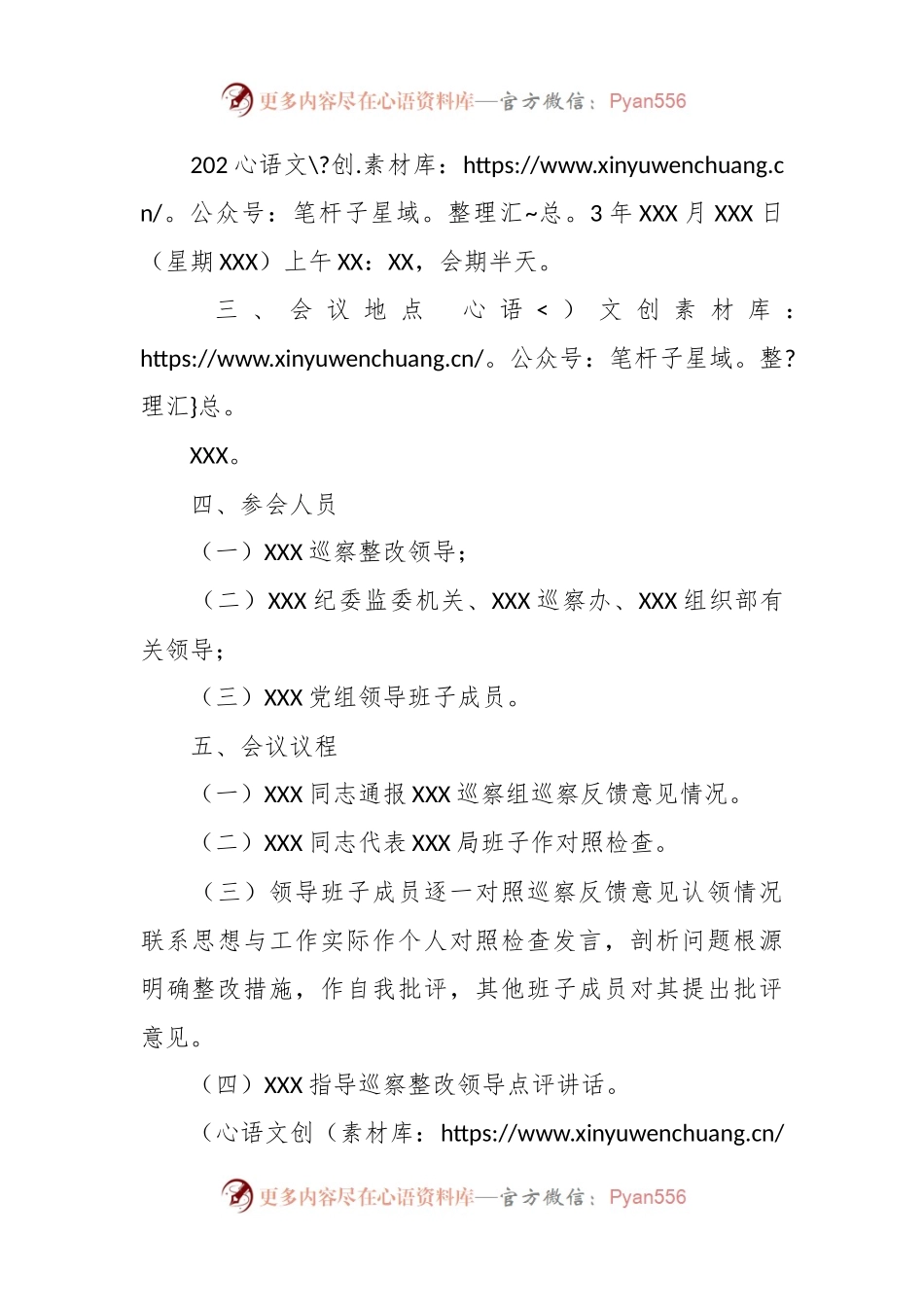 有关巡察反馈意见整改专题民主生活会方案.docx_第2页