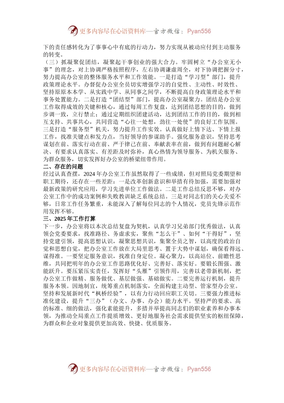 某局办公室2024年工作总结.docx_第2页