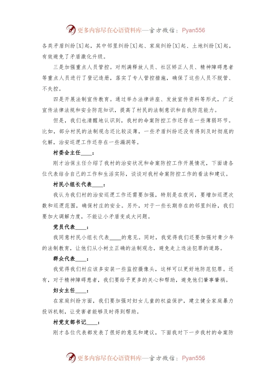 村基层综合治理命案防控研判会议记录.docx_第2页
