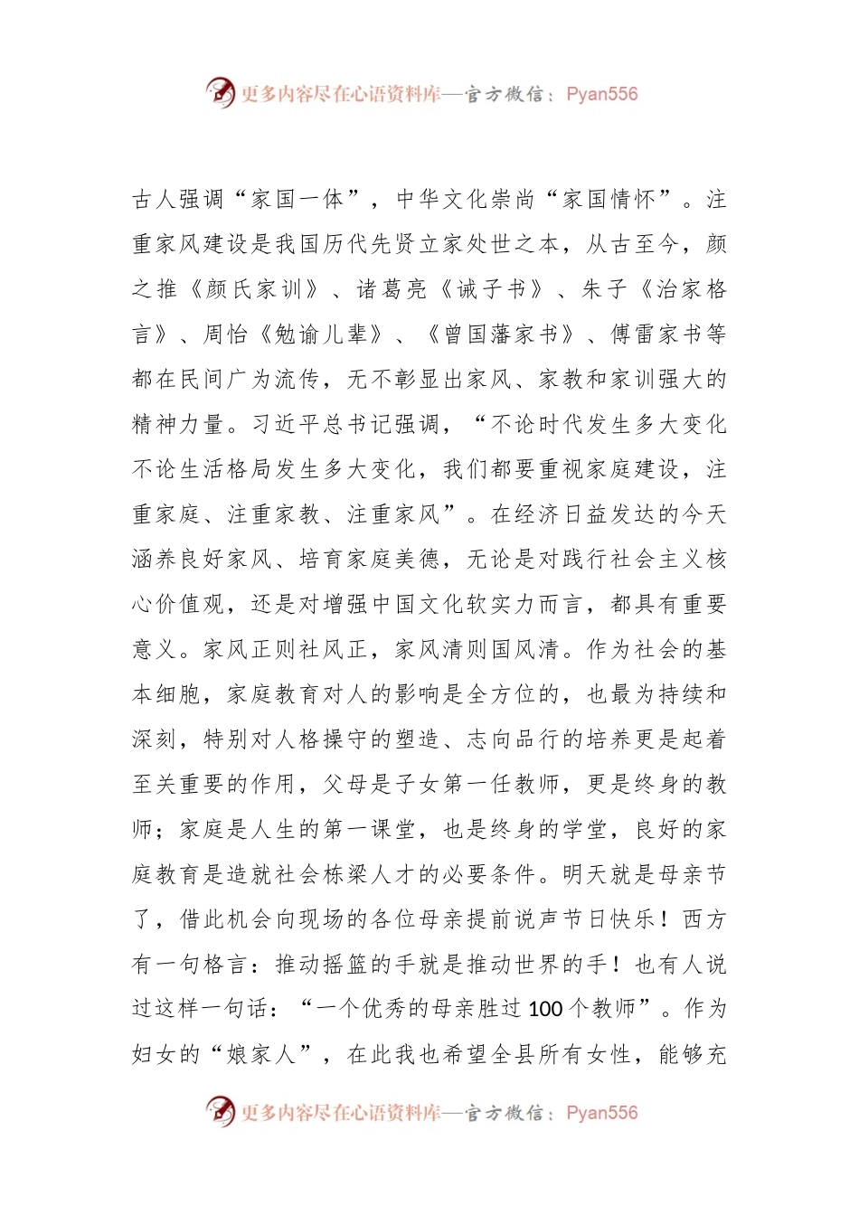 相关干部在首届家庭风采风筝节活动上的讲话.docx_第2页