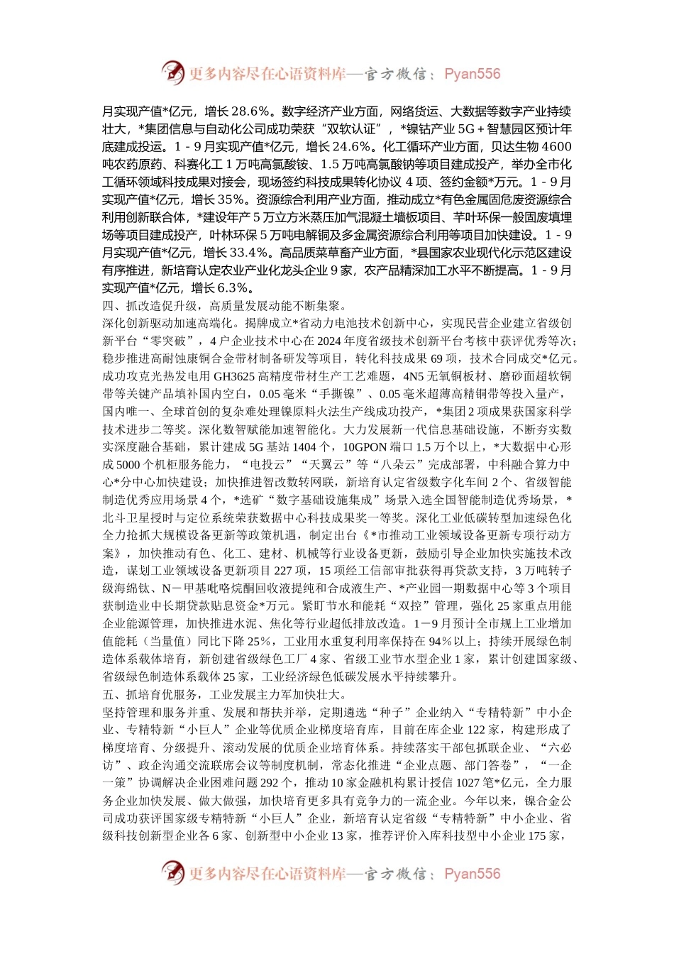 某市抓新型工业经济经验交流材料.docx_第2页