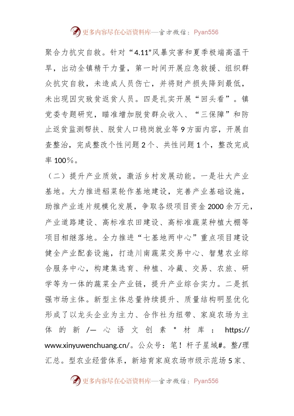 某镇上年度实施乡村振兴战略工作述职报告.docx_第2页