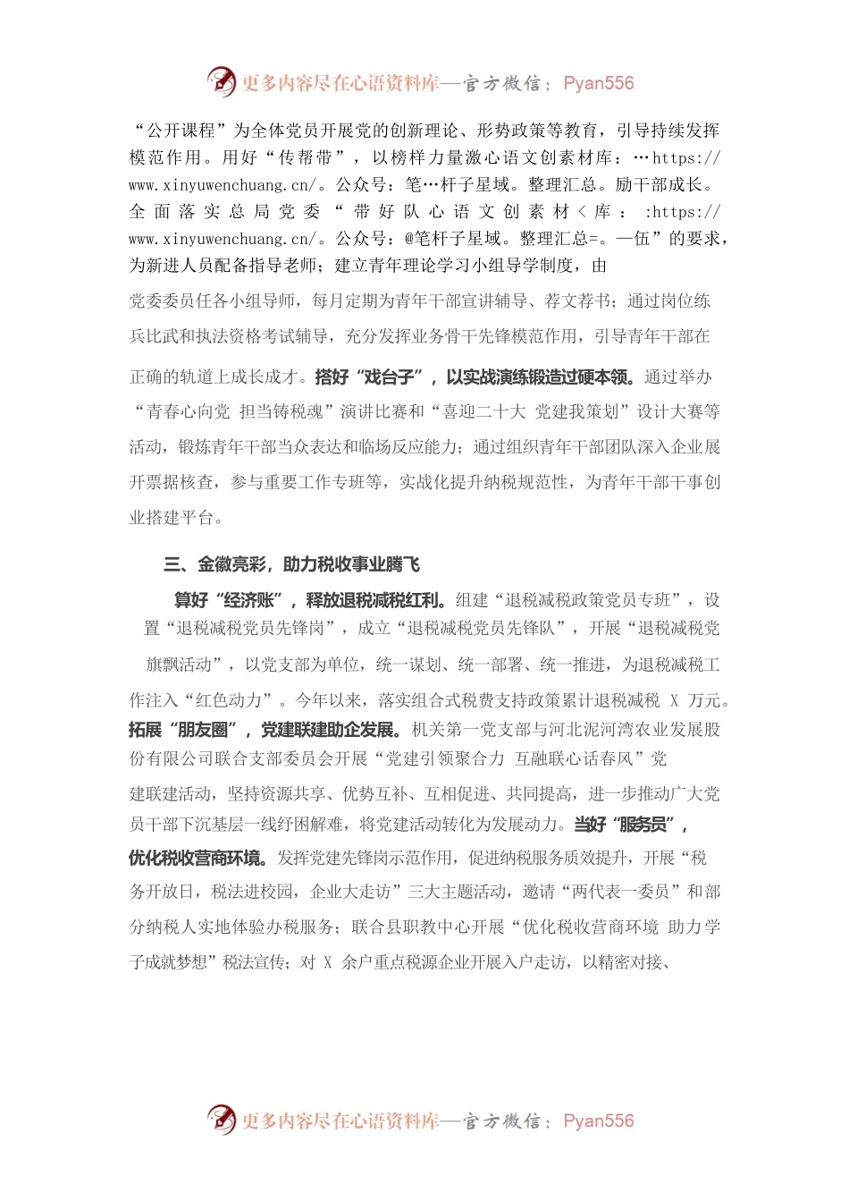 某县税务局党建工作总结.docx_第2页