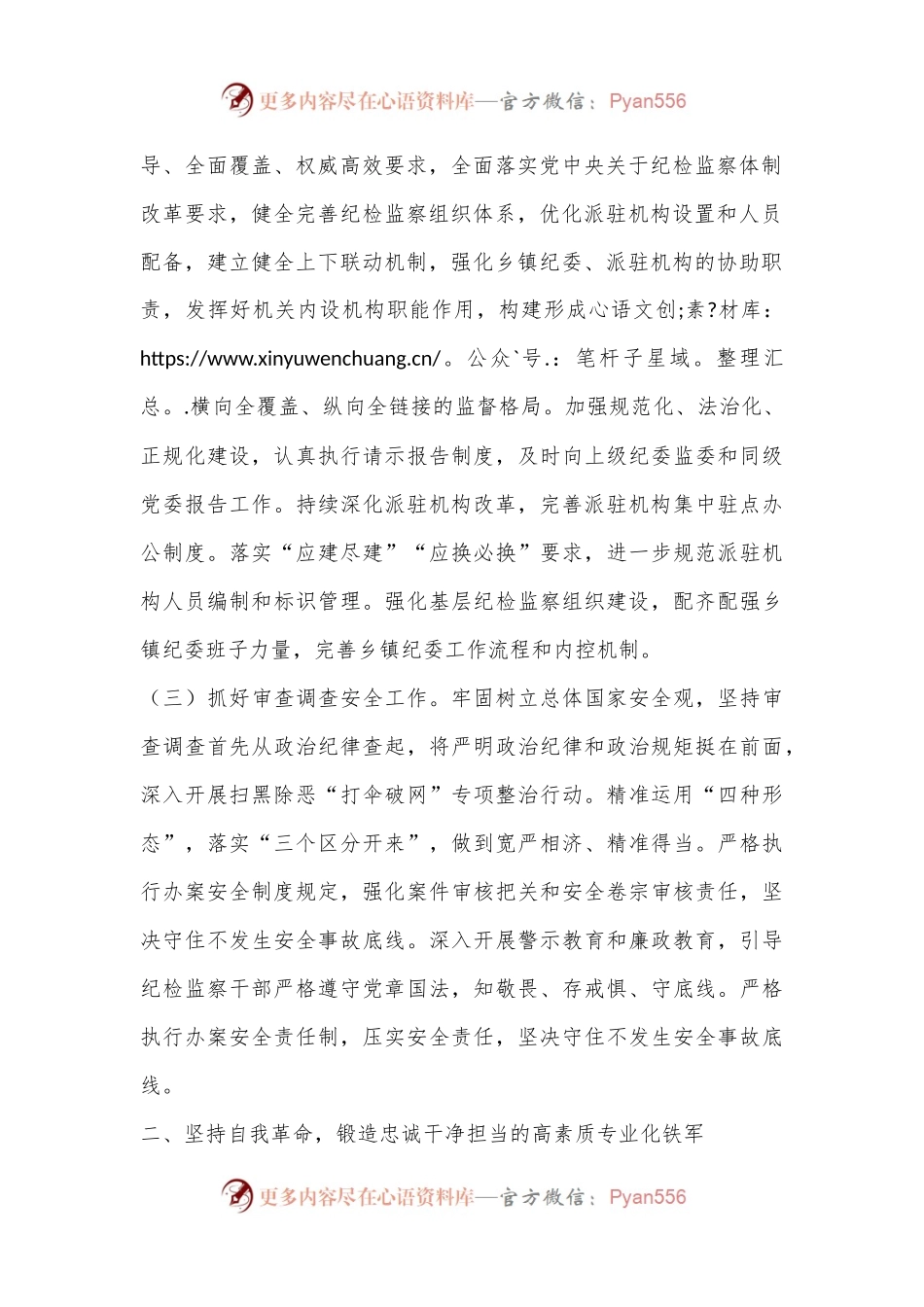 纪委书记在2024年纪检监察队伍建设专题推进会上的讲话.docx_第2页