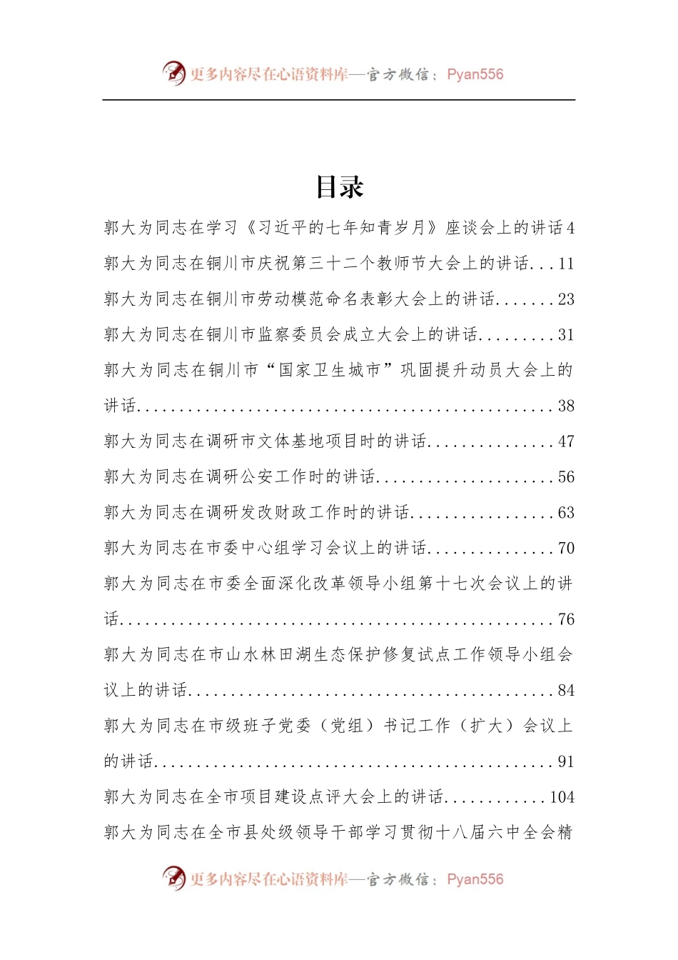 铜川市郭大为同志公开讲话汇编20篇   （二）.docx_第2页