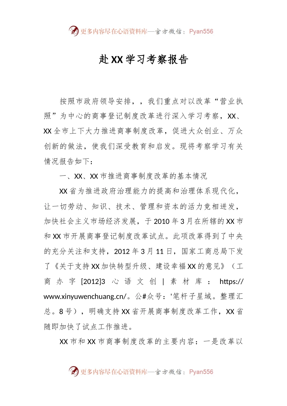 赴XX学习考察报告.docx_第1页