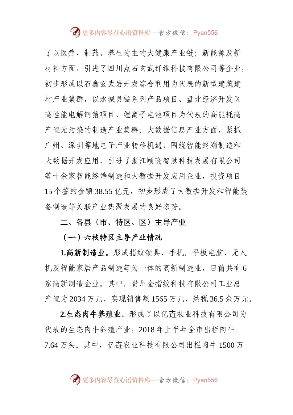调研报告2：六盘水主导产业及产业链招商调研报告.docx_第2页