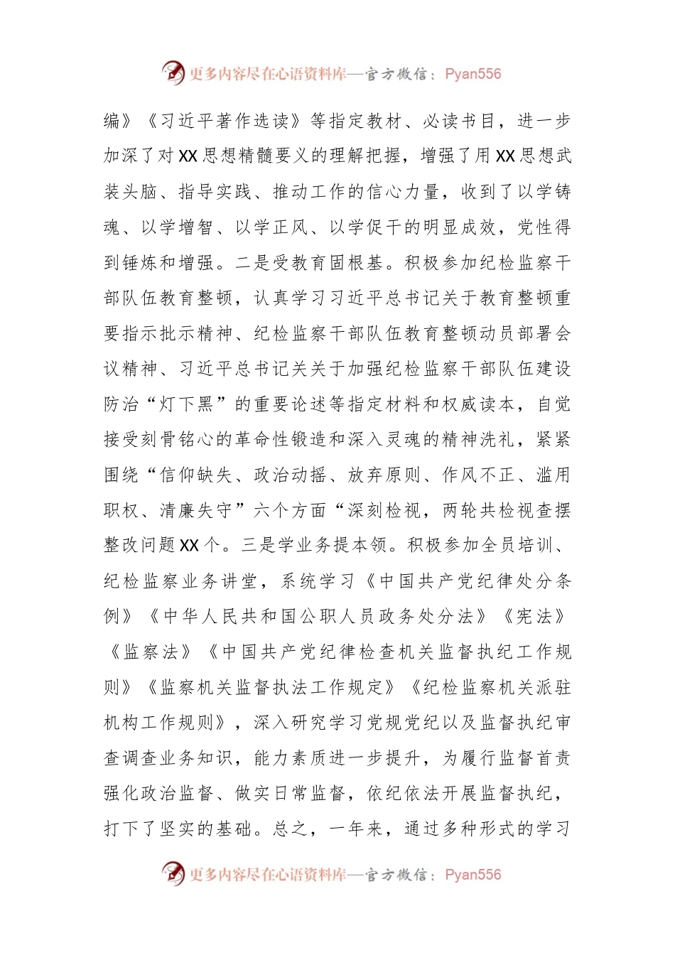 纪检监察干部2023年个人工作总结.docx_第2页