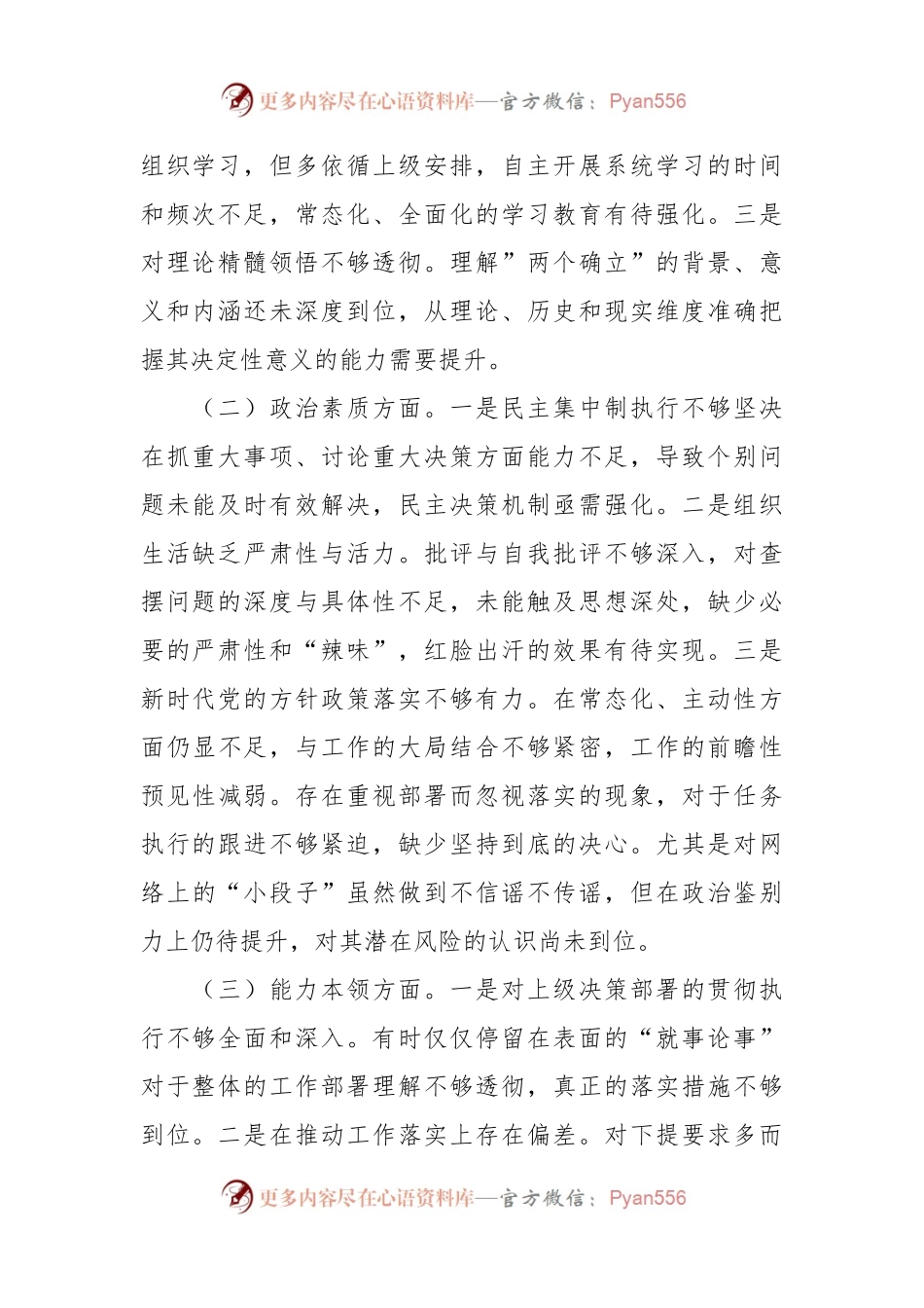 第二批主题教育专题民主生活会个人对照检查.docx_第2页