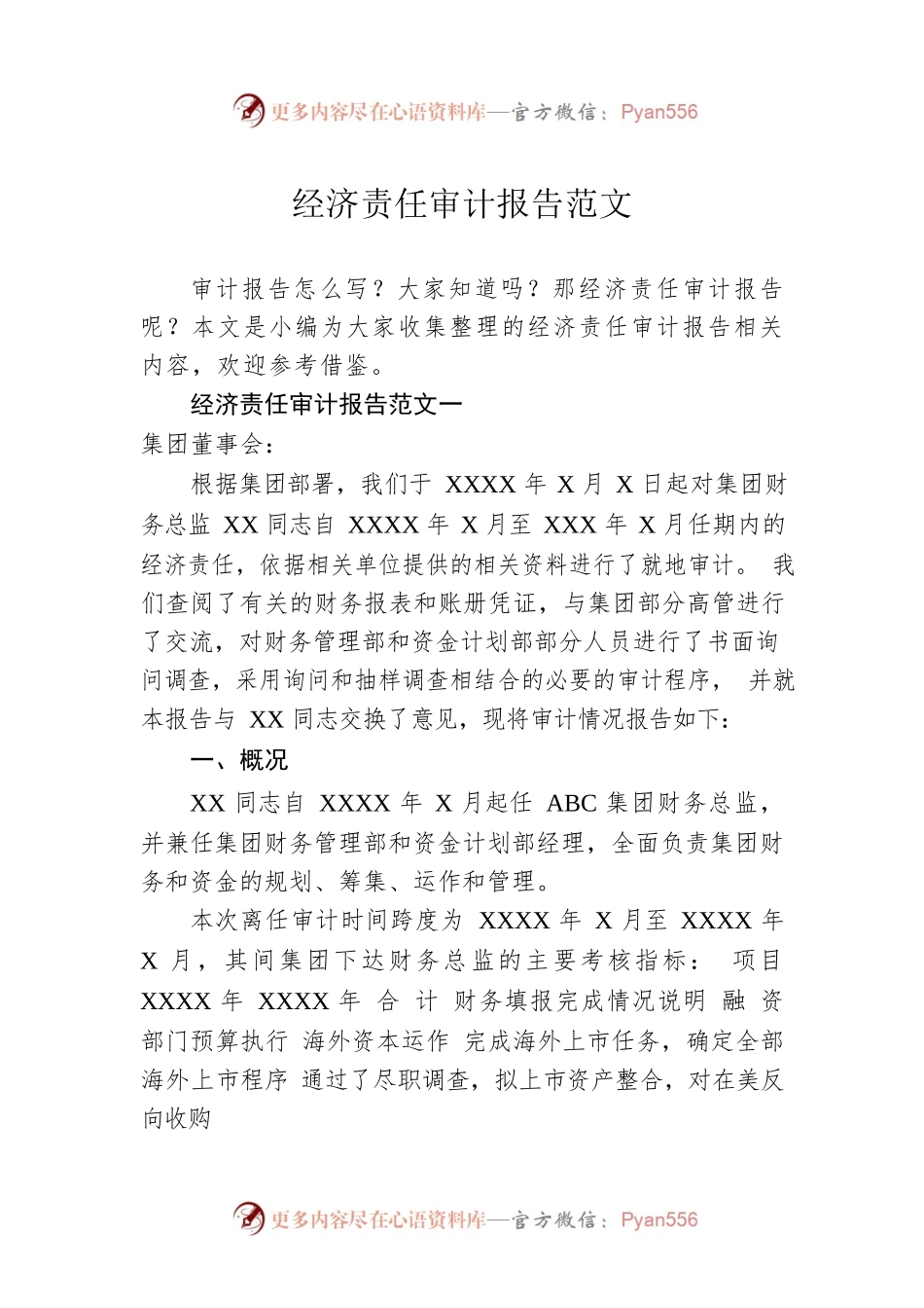 经济责任审计报告范文.docx_第1页