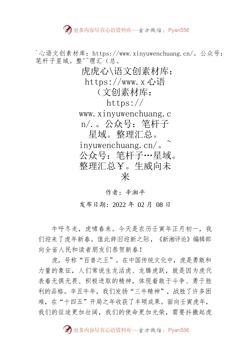 辛湘平：虎虎生威向未来（20220208）.docx_第1页