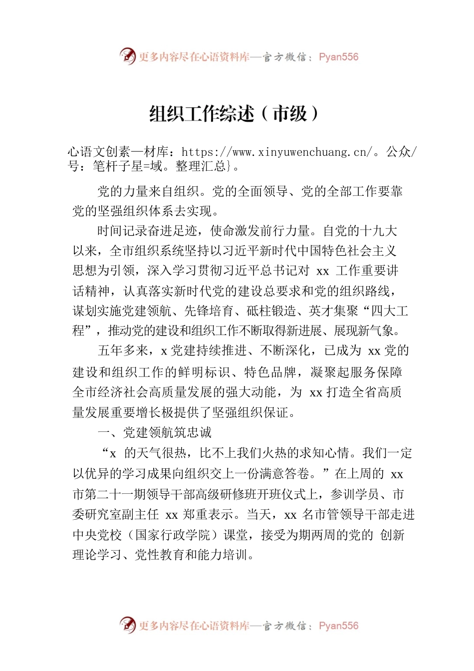 组织工作综述（市级）.docx_第1页