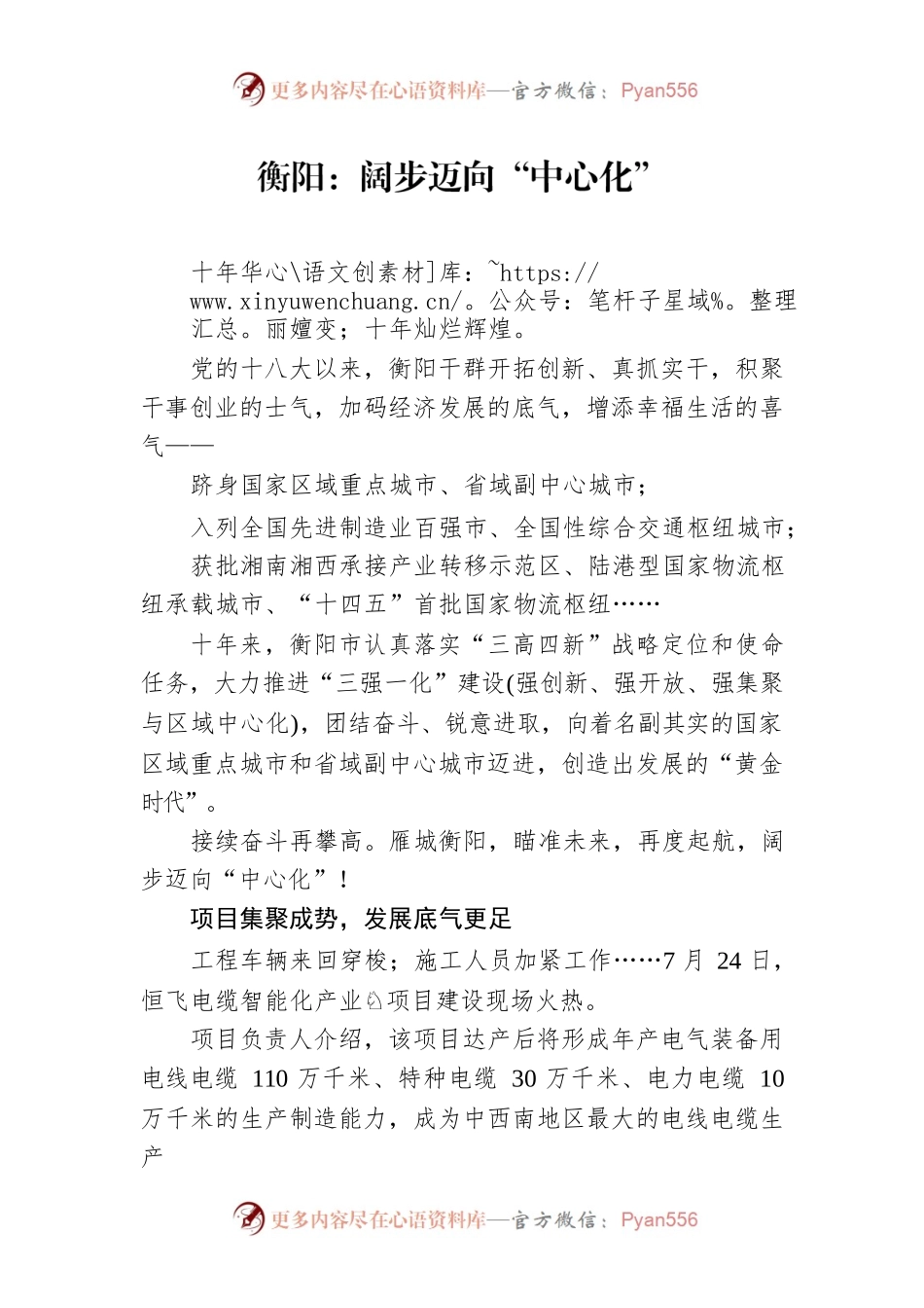 衡阳：阔步迈向“中心化”.docx_第1页