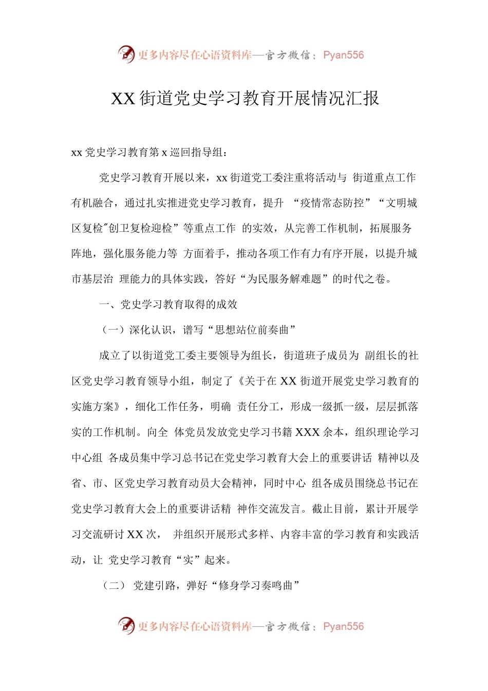 第二天巡回指导组进驻！连夜写党史学习教育开展情况总结汇报！.docx_第1页