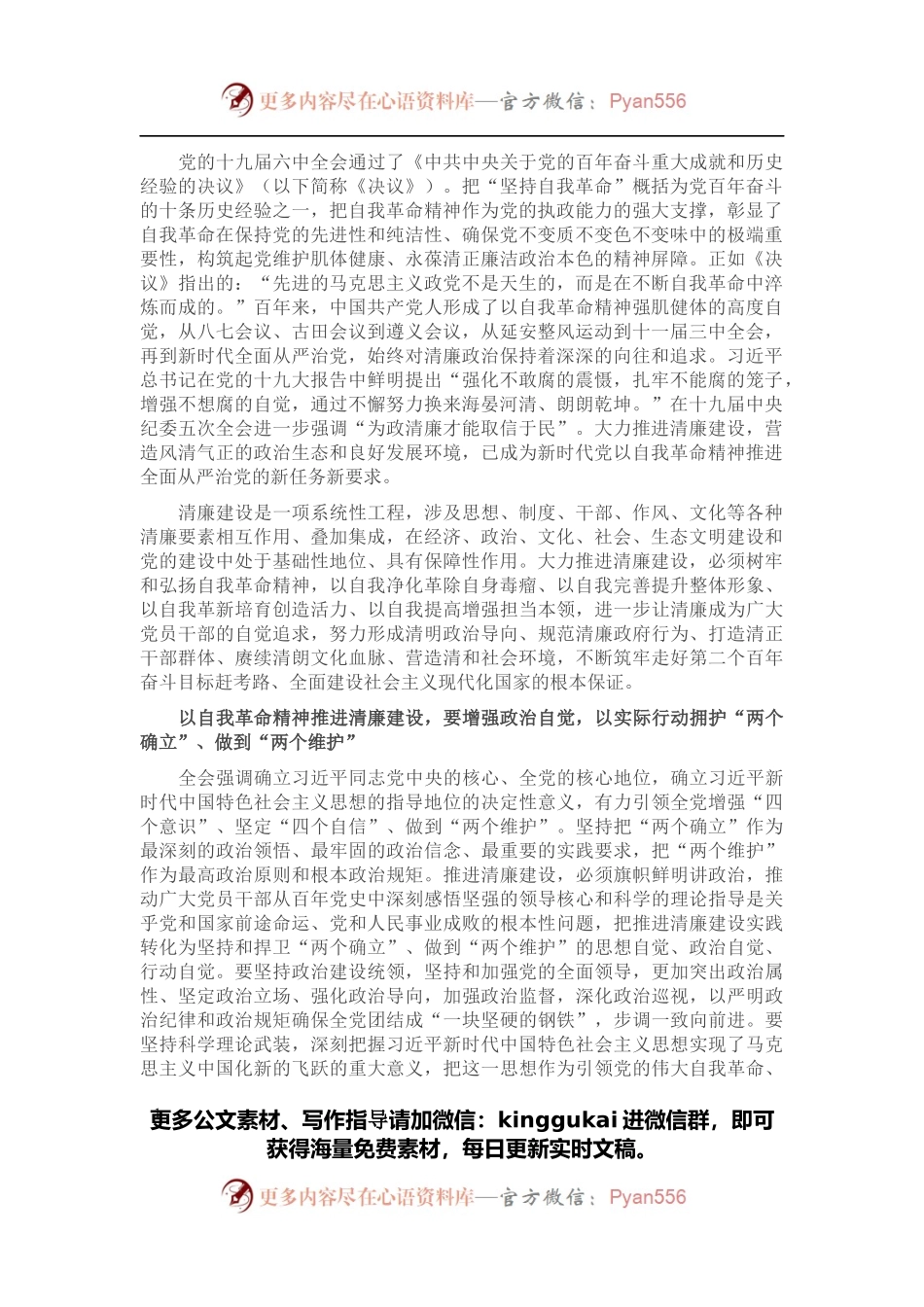 辅导报告：以自我革命精神大力推进清廉建设.docx_第1页