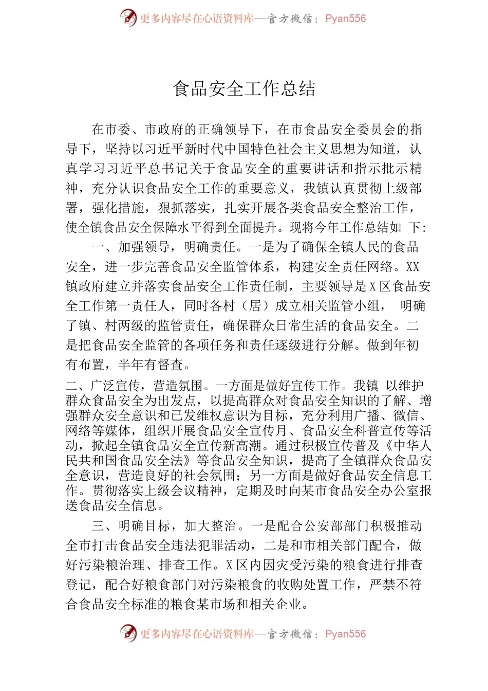 食品年度工作总结.docx_第1页