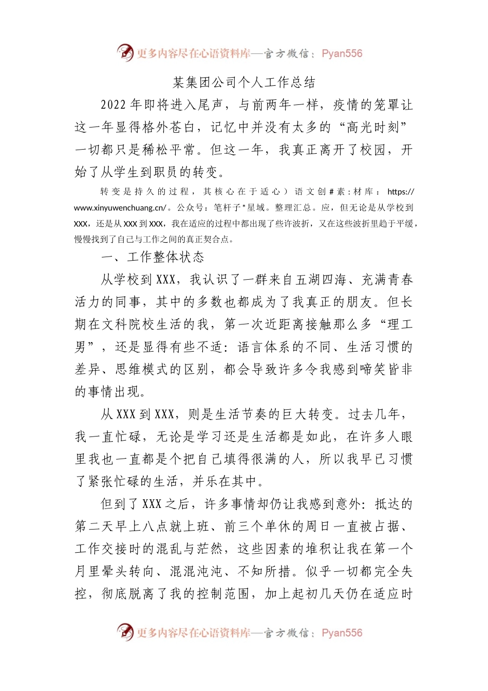 集团公司个人工作总结.docx_第1页