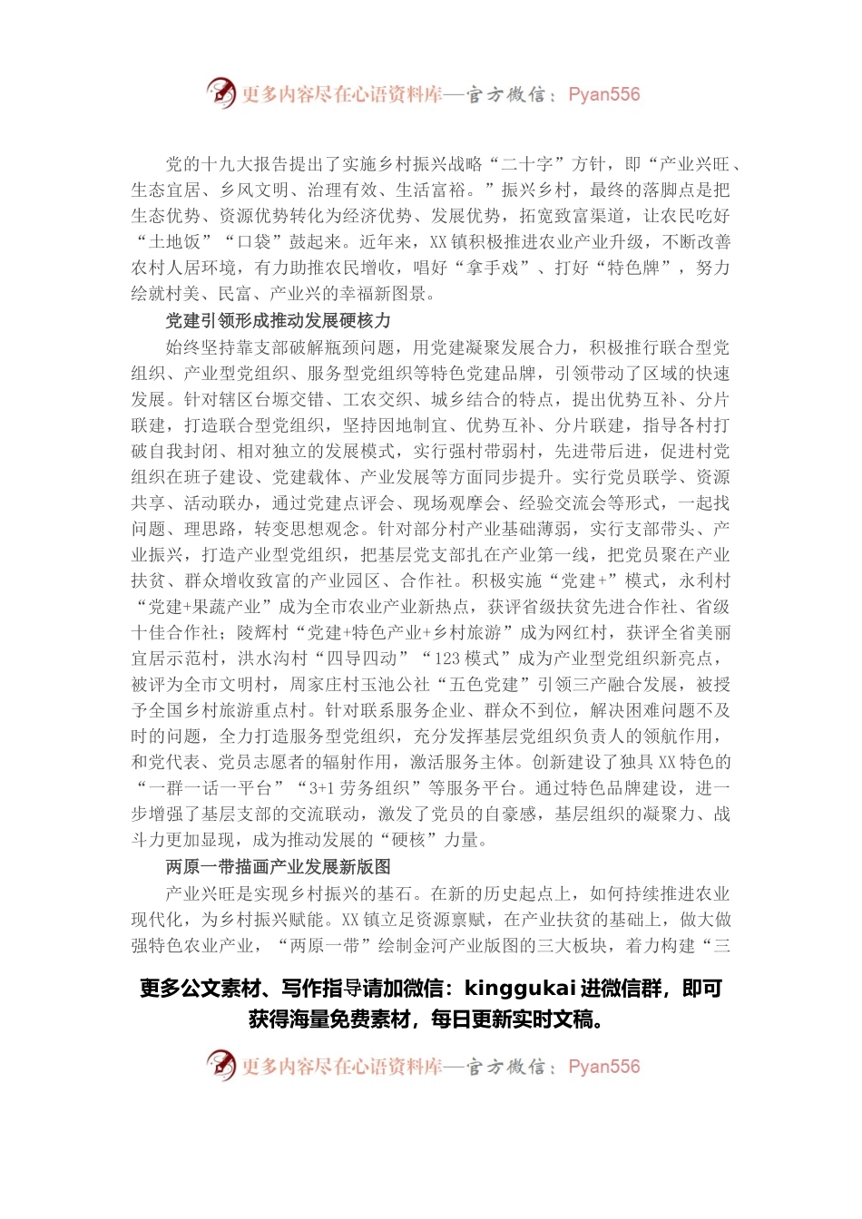 镇乡村振兴工作纪实.docx_第1页