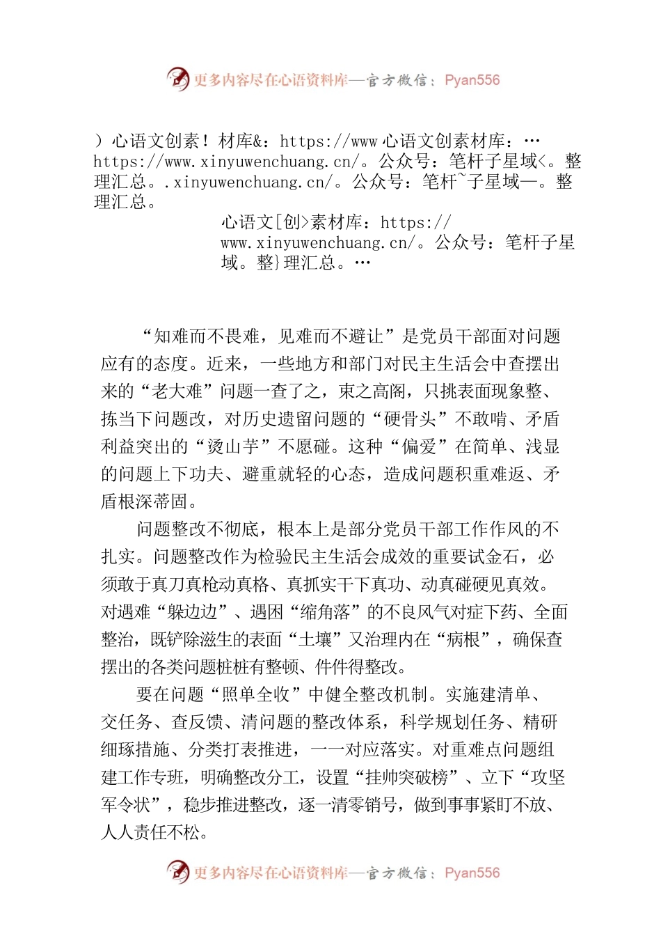 问题整改莫避重就轻.docx_第1页