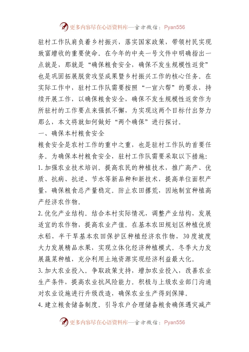 驻村工作队如何做到“两个确保”目标的实现.docx_第1页