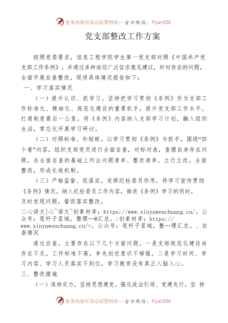 （高校）支部整改报告.docx_第1页