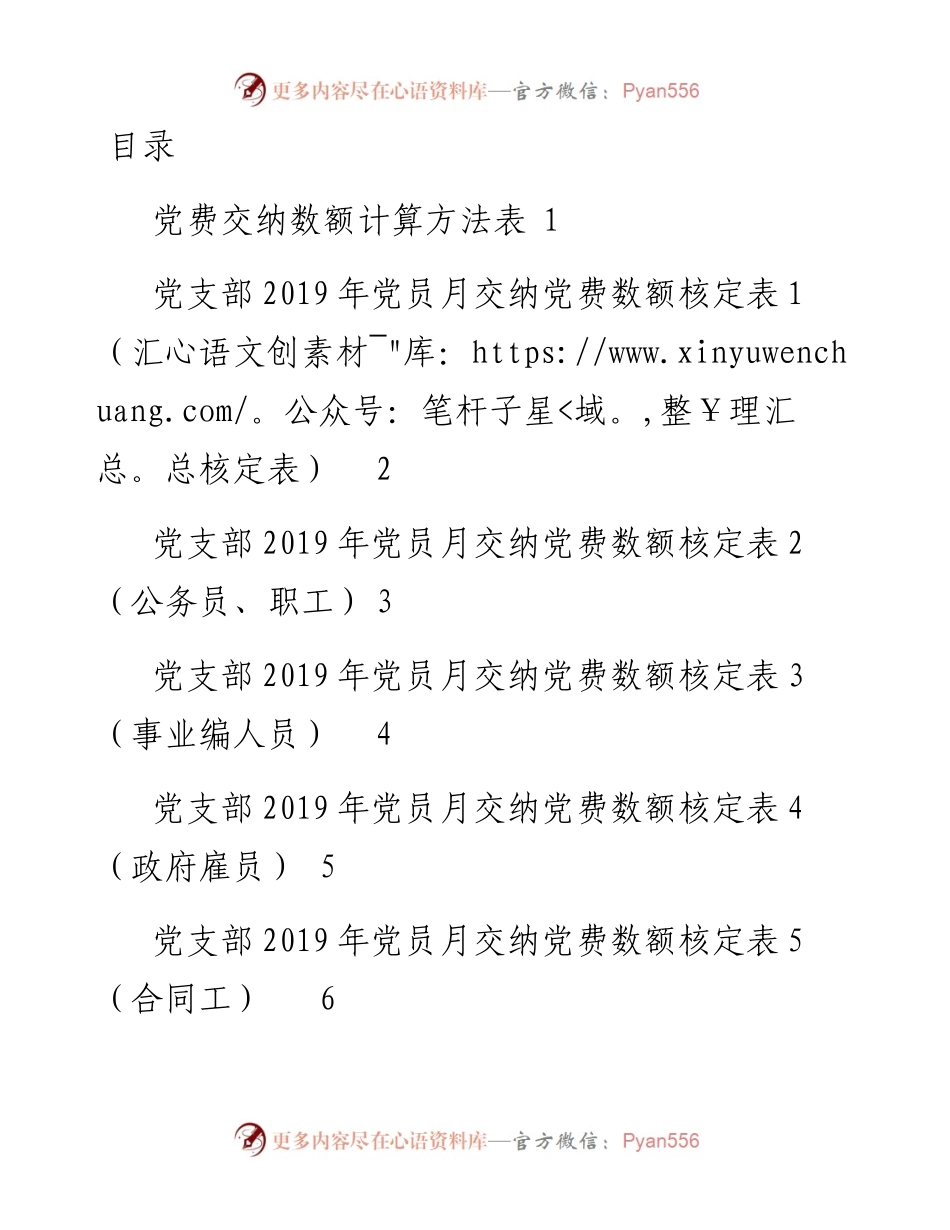 1901123-党费基数计算表核定表缴纳登记表.docx_第1页