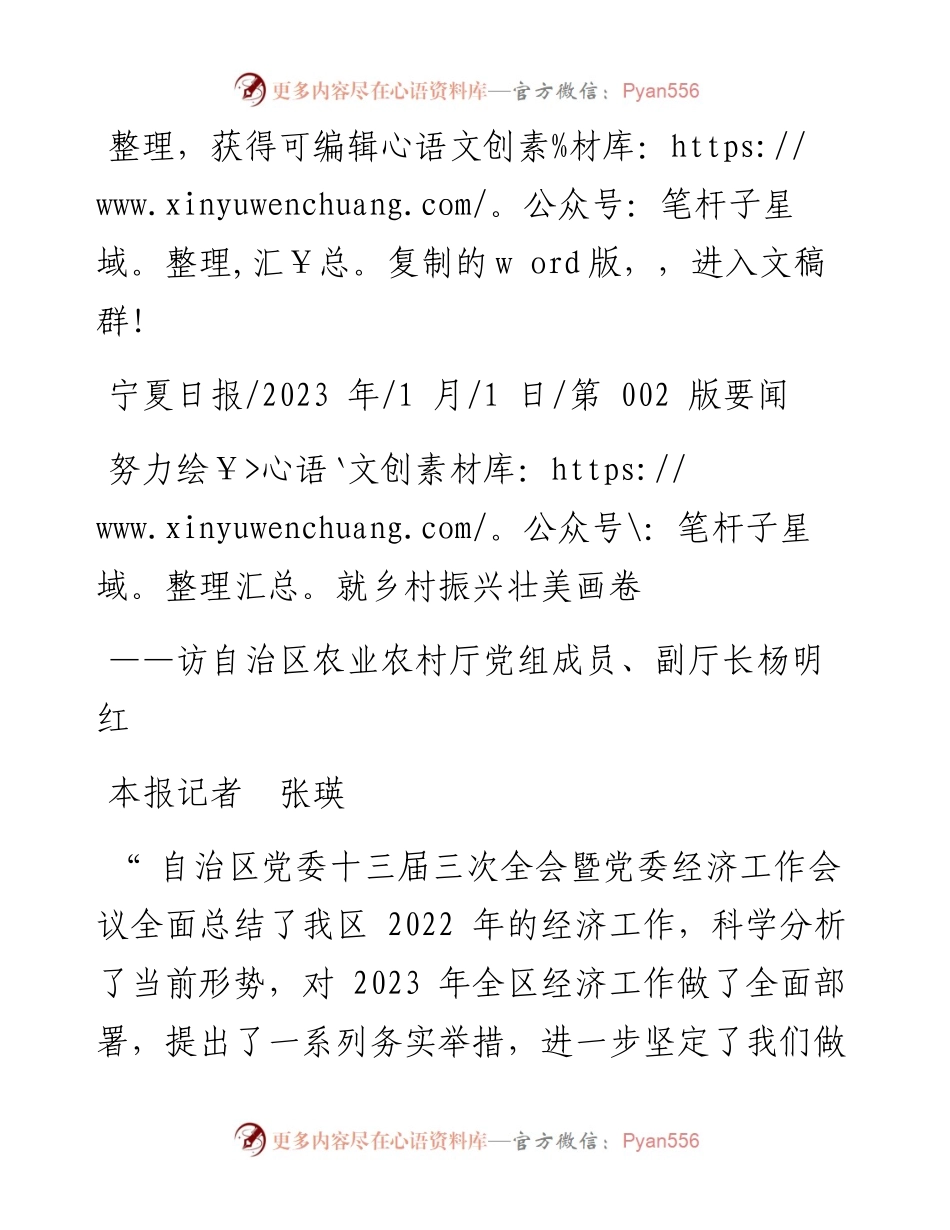 2023.01.01本报记者张瑛：努力绘就乡村振兴壮美画卷.docx_第1页