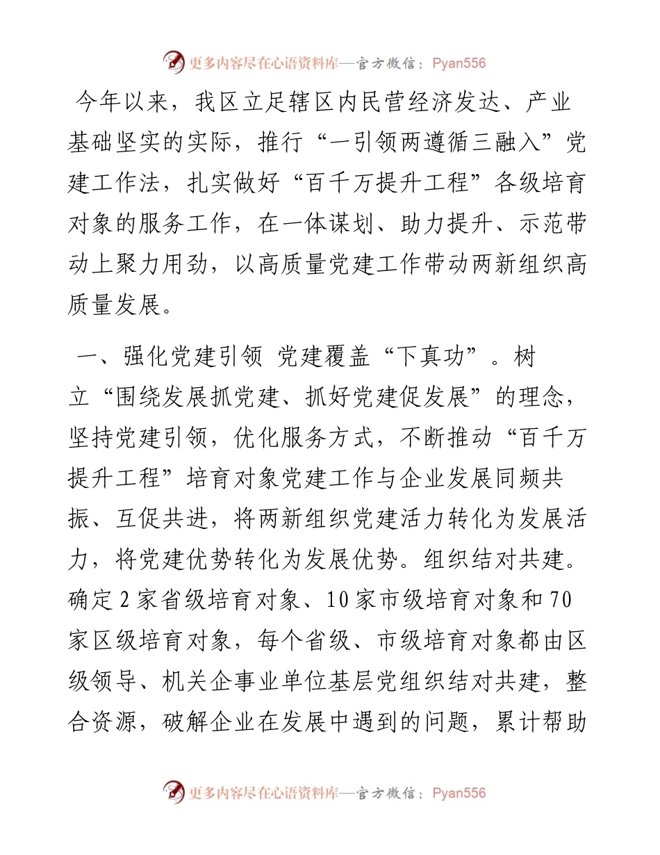 1013两新党建工作情况汇报.docx_第1页