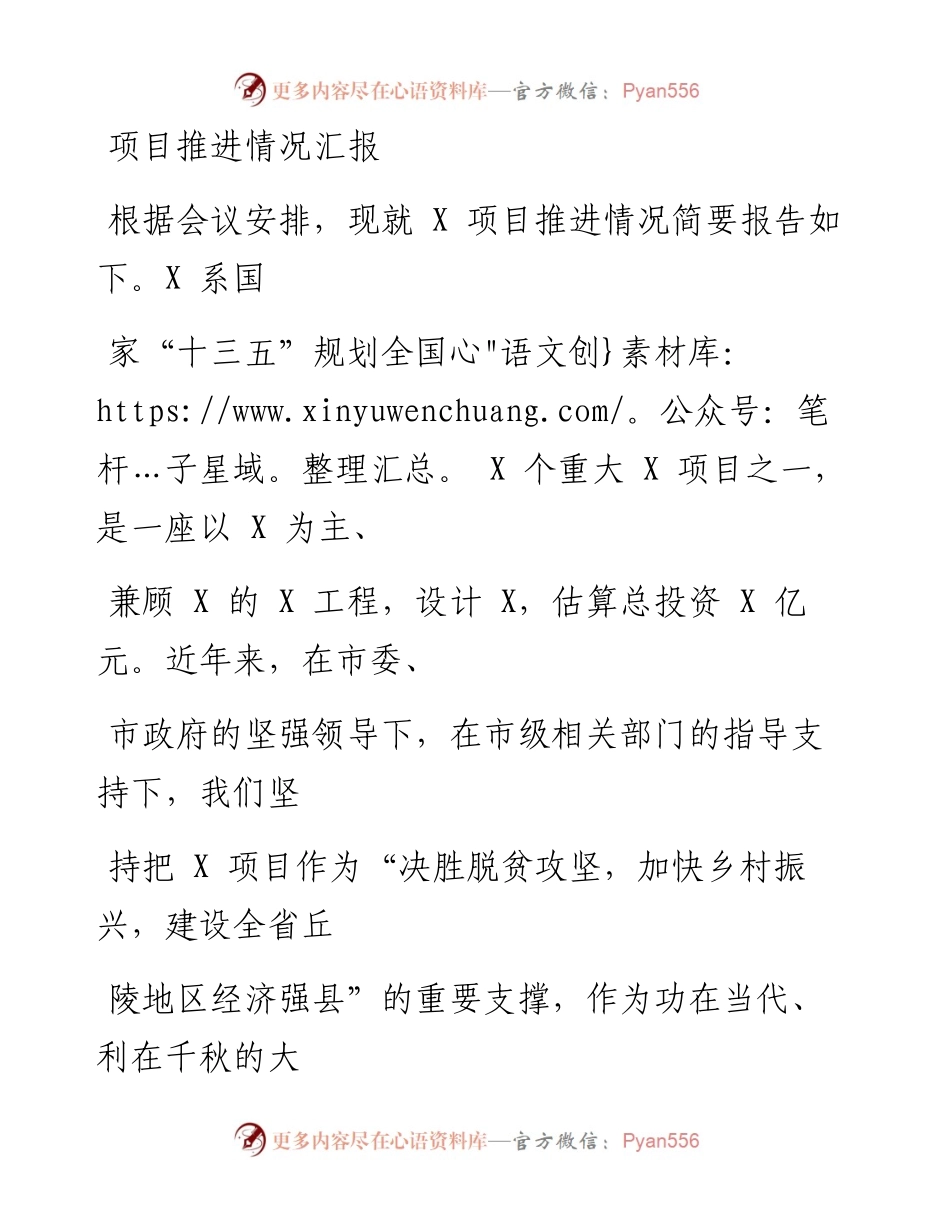 1217笔友分享项目推进情况汇报.docx_第1页