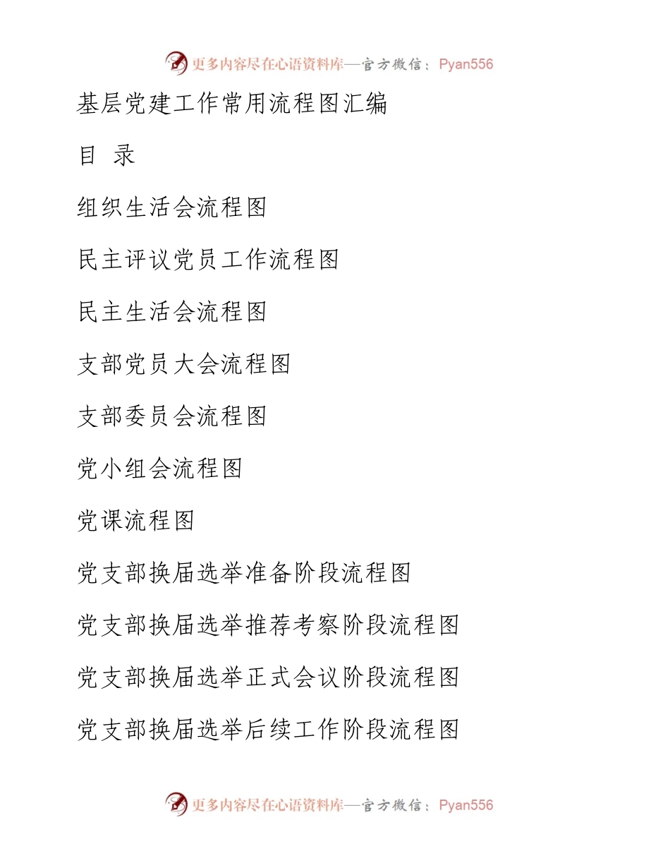 1115基层党建工作常用的12张流程图汇编（仅供学习，请勿抄袭）_1.docx_第1页