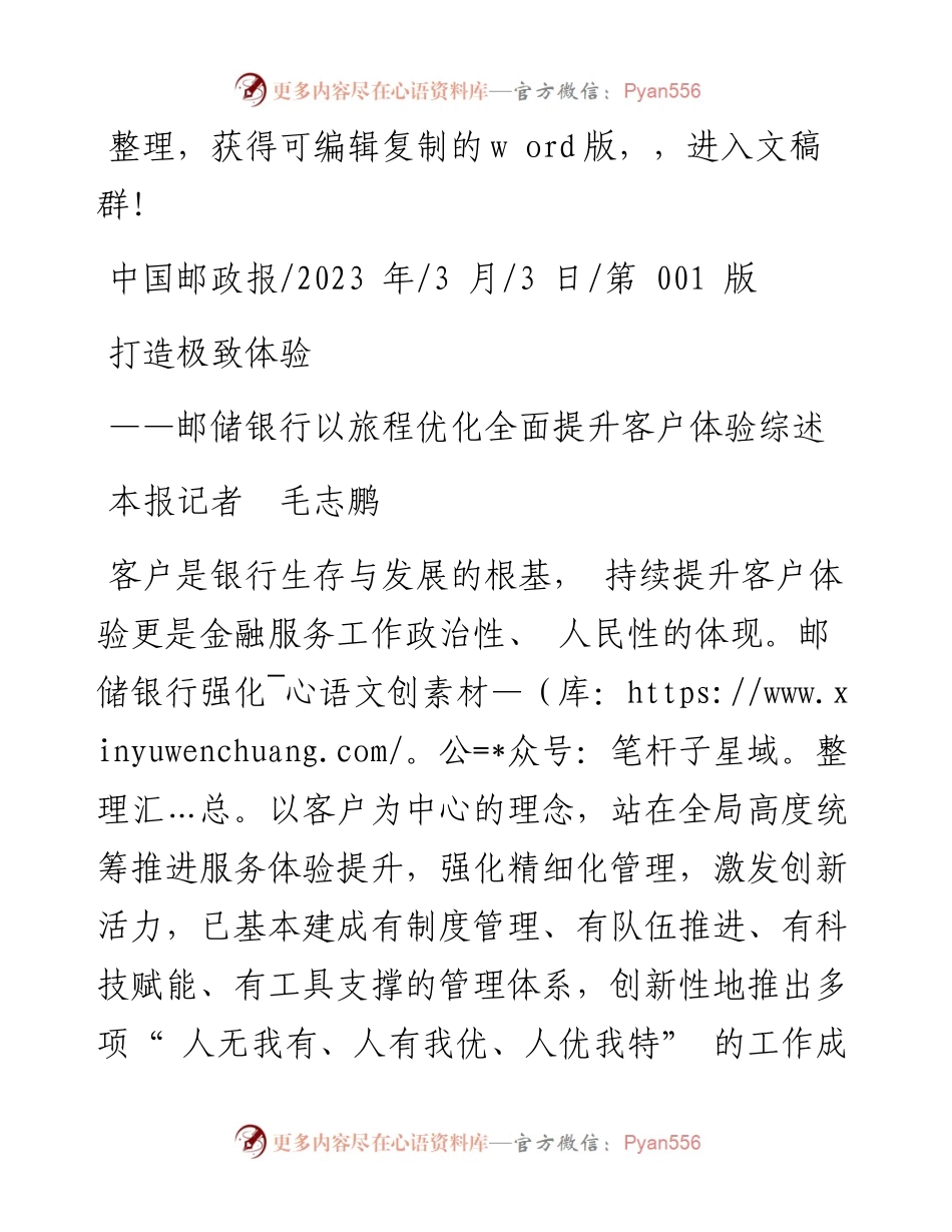 2023.03.03本报记者毛志鹏：打造极致体验.docx_第1页