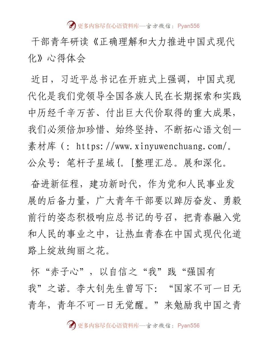 2023年学习《正确理解和大力推进中国式现代化》心得体会-5篇.docx_第1页