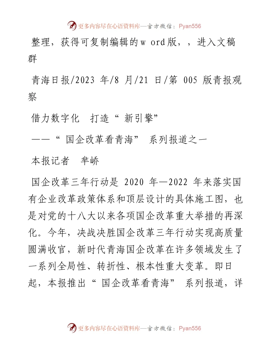 2023.08.21本报记者芈峤：借力数字化打造新引擎.docx_第1页