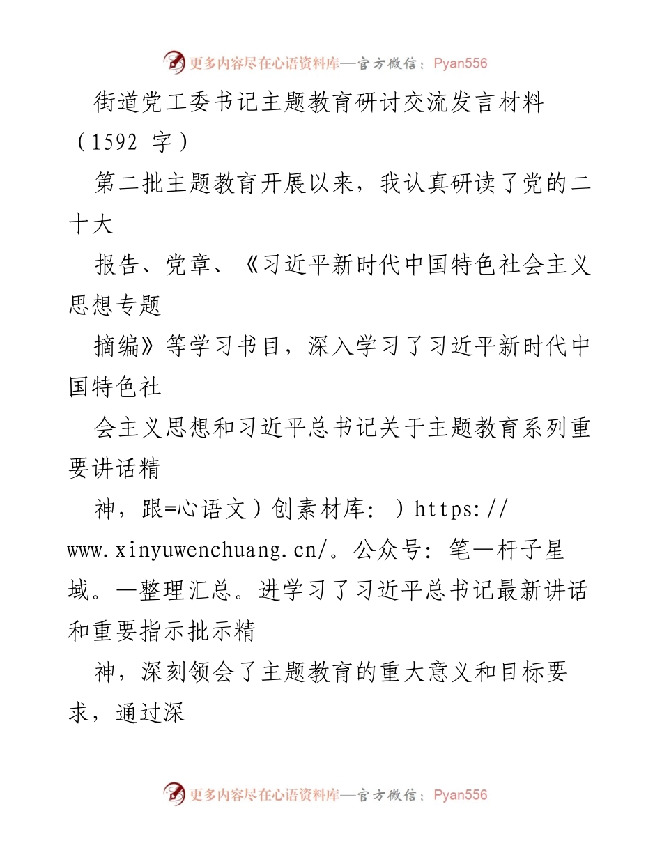 [发言] 主题教育研讨 - 深入学习习近平新时代中国特色社会主义思想，坚定理想信念与提升能力本领.docx_第1页
