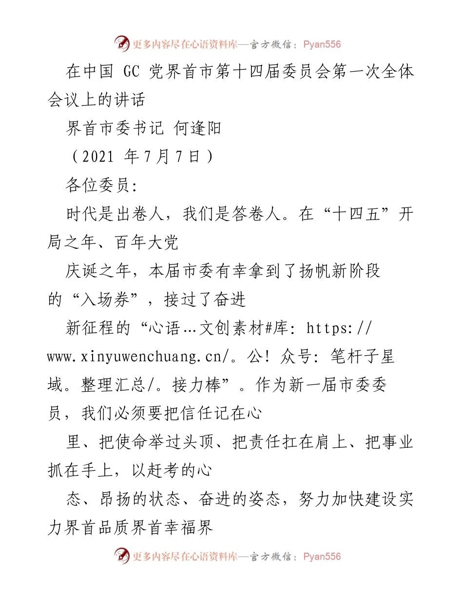 [发言] 会议 - 确保政治方向，推动发展新征程.docx_第1页