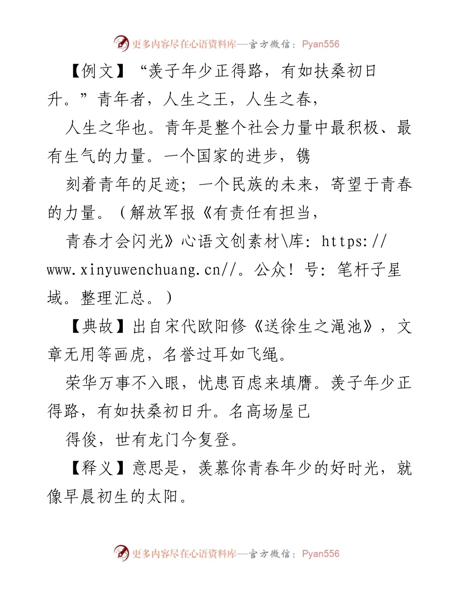 [发言] 共青团讲话 - 青春的力量与责任.docx_第1页