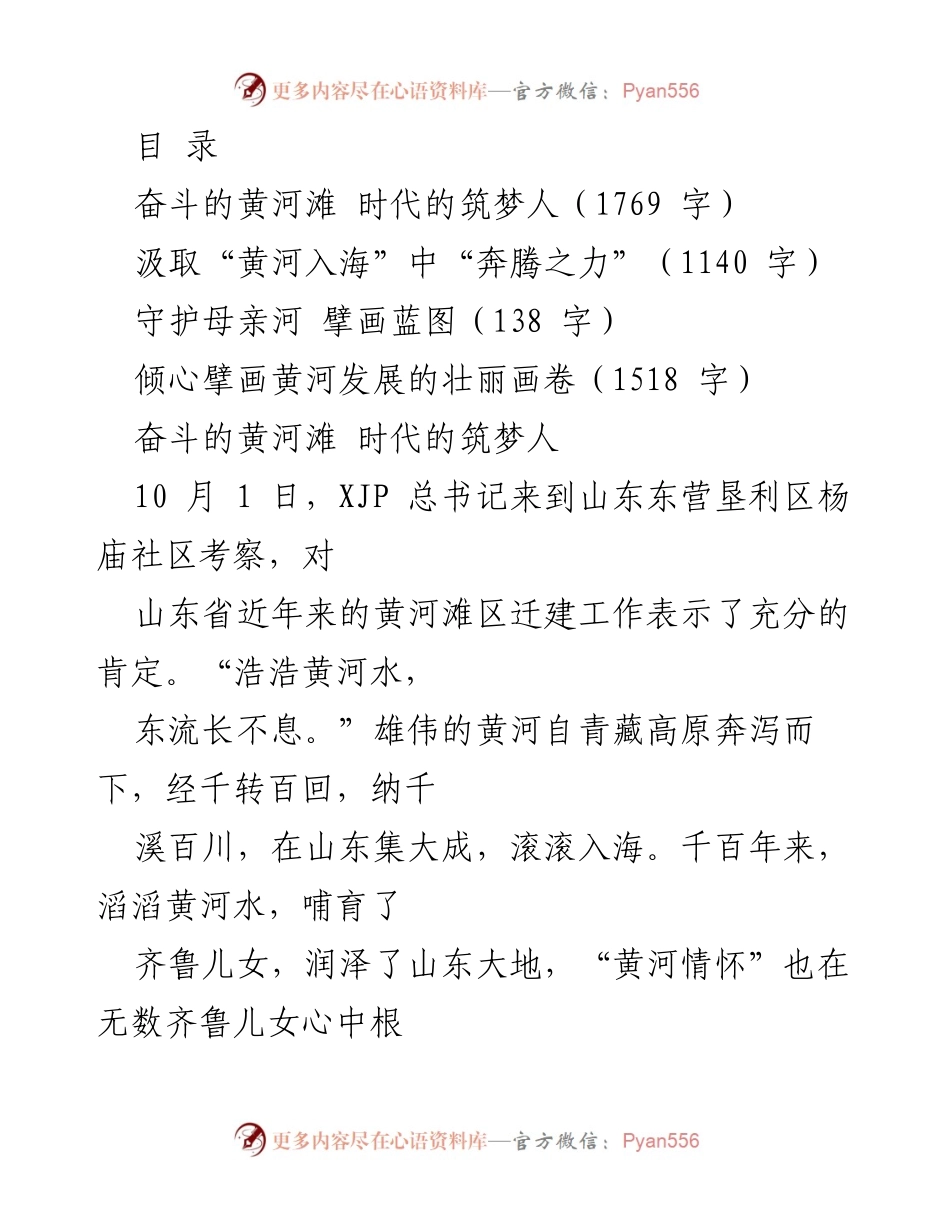 [发言] 奋斗的黄河滩：时代的筑梦人.docx_第1页