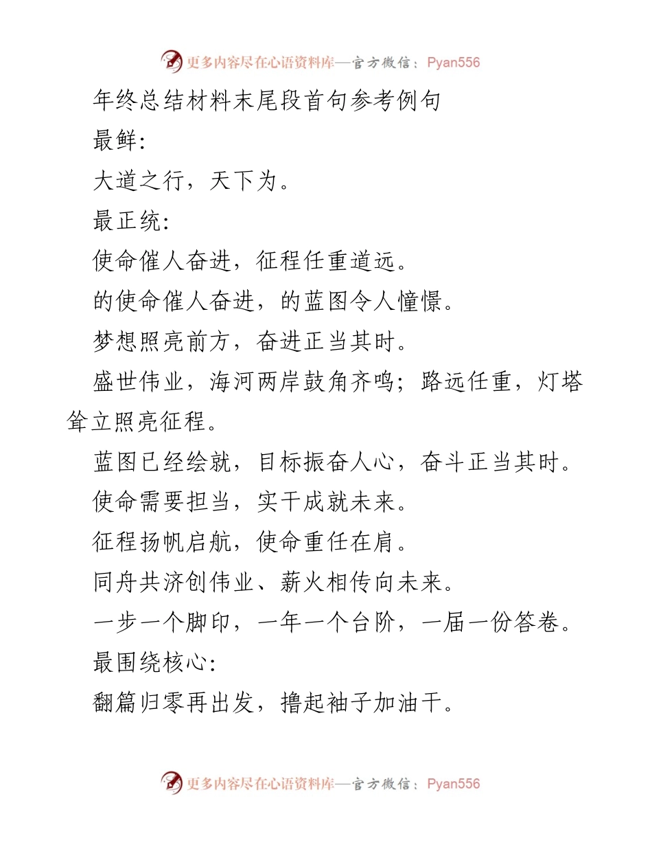 [发言] 年终总结 - 奋进新征程，使命在肩.docx_第1页