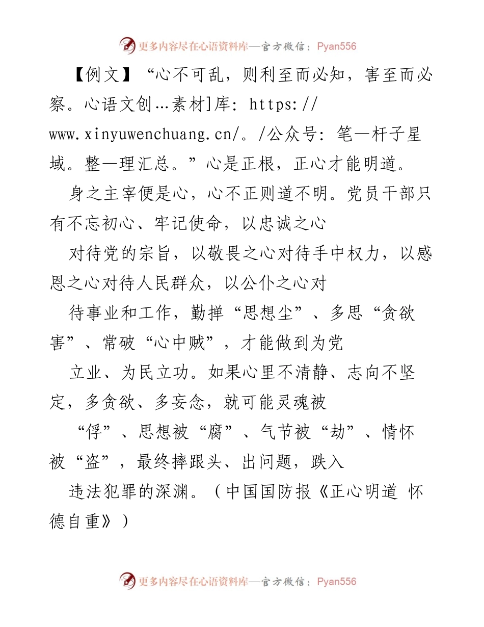 [发言] 形势分析会 - 坚定信心，保持定力：党员干部的政治自觉与风险意识.docx_第1页