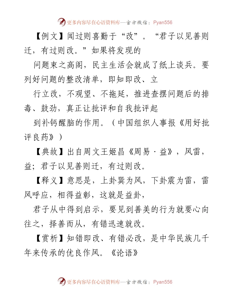 [发言] 民主生活会 - 用好批评与自我批评，推动整改与提升.docx_第1页
