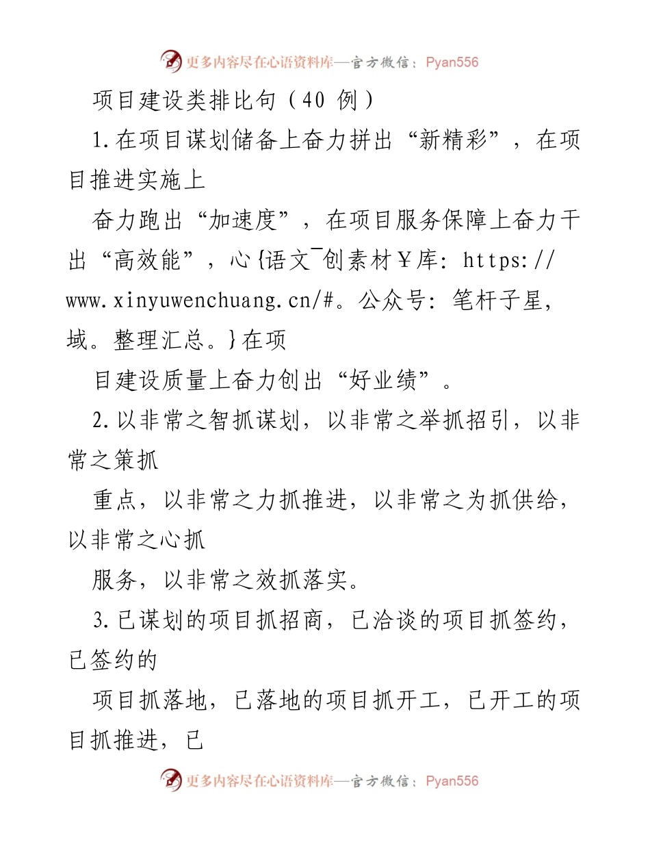 [发言] 项目建设推进会议 - 项目建设提速与服务保障的有效策略.docx_第1页