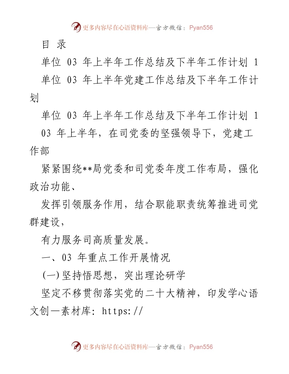 [工作总结] 2023年上半年工作总结及下半年工作计划.docx_第1页