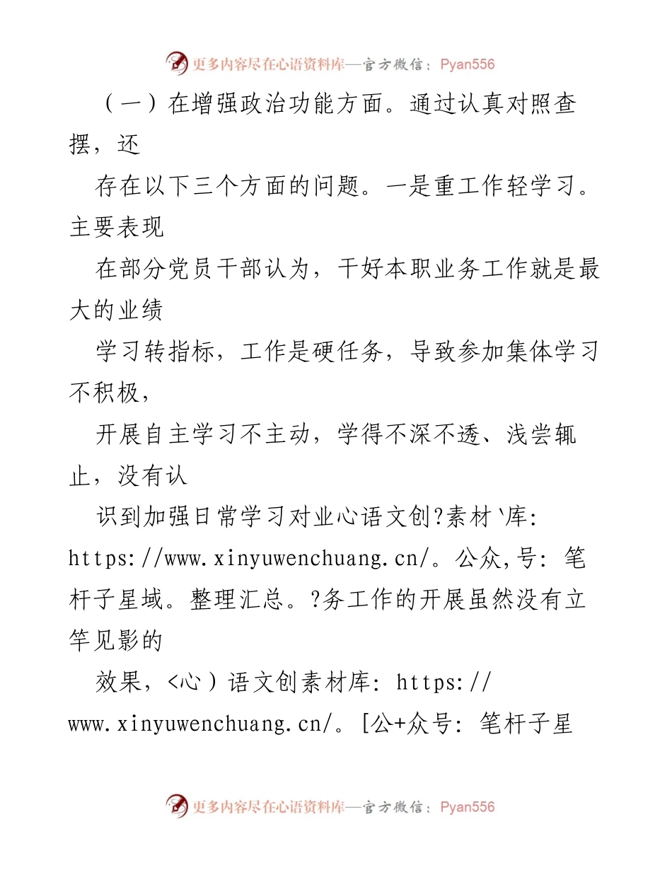 [对照检查材料] 党支部组织生活会 - XX党支部班子对照检查与整改措施总结.docx_第2页