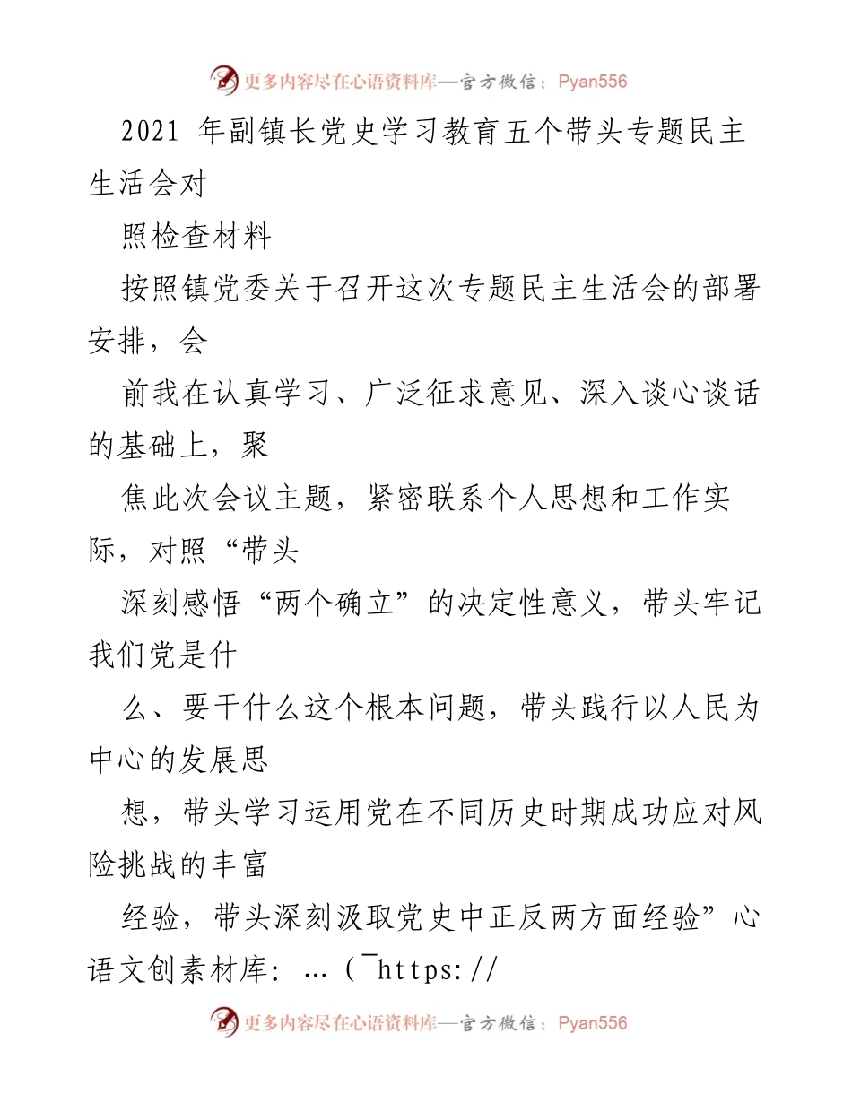 [对照检查材料] 专题民主生活会 - 剖析自身问题，提升政治素养与党性修养.docx_第1页