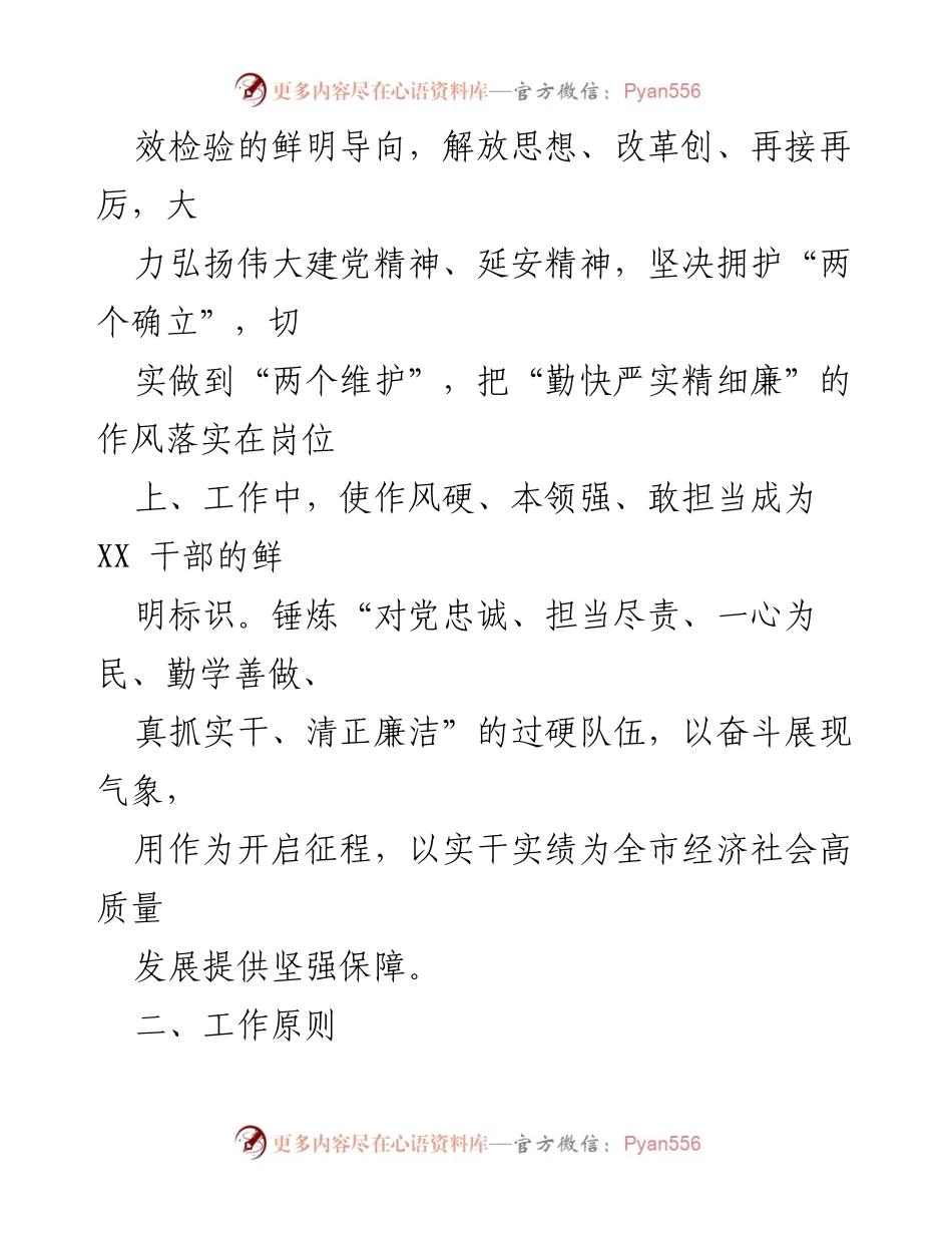 [实施方案] 干部作风能力提升年 - XX市XX局干部作风能力提升年实施方案.docx_第2页