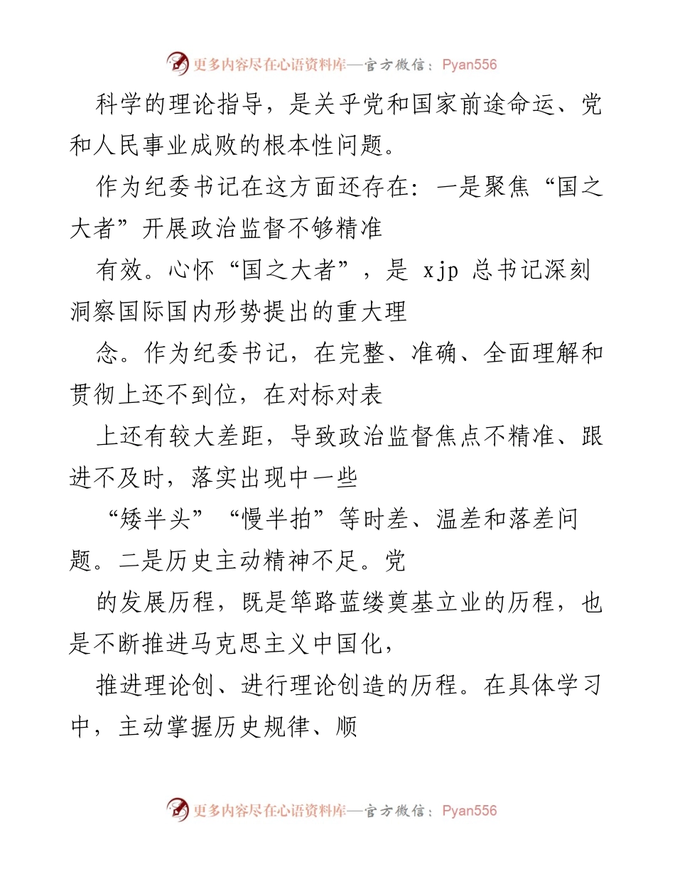 [对照检查] 专题民主生活会 - 深刻反思与整改措施的对照检查报告.docx_第2页