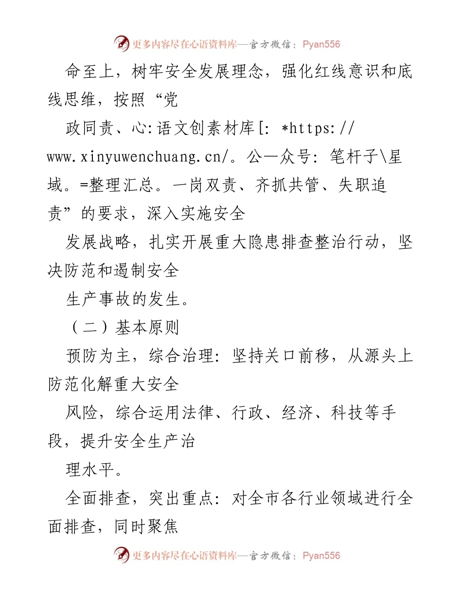 [实施方案] 安全生产 - X市重大隐患排查整治实施方案.docx_第2页