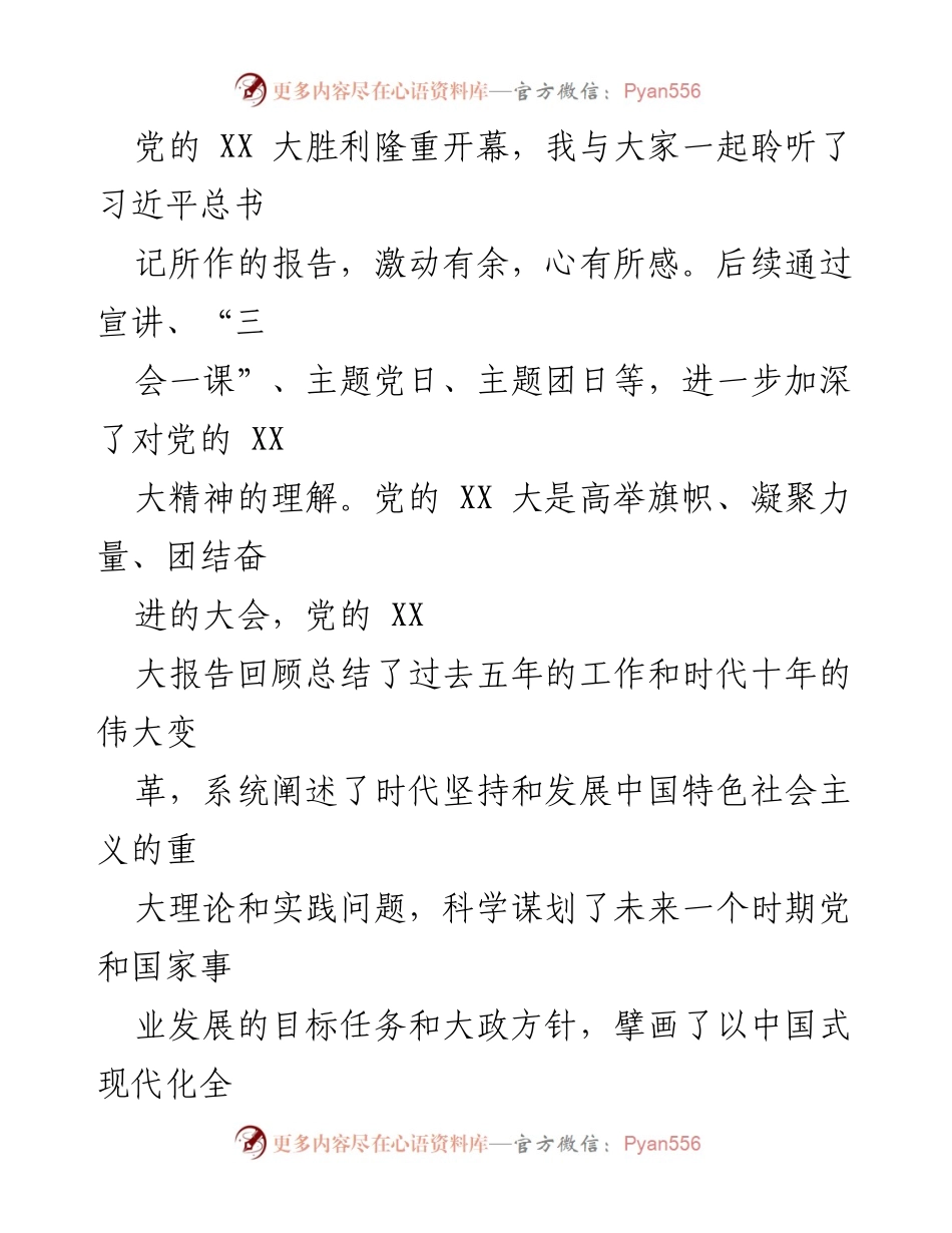 [对照检查材料] 国有企业团支部 - 深入学习党的XX大精神，检视自身不足.docx_第2页