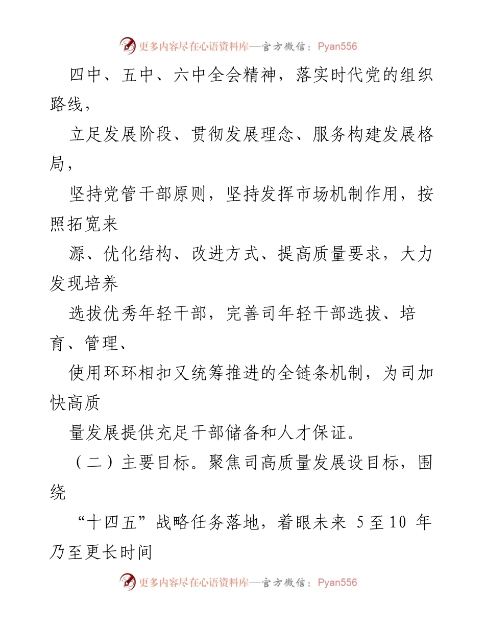 [实施方案] 国企干部建设 - “十四五”时期优秀年轻干部队伍建设实施方案.docx_第2页