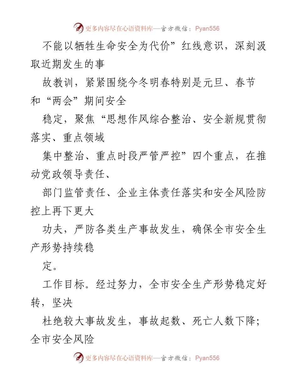 [实施方案] 安全生产整治 - 全市安全生产集中整治实施方案.docx_第2页